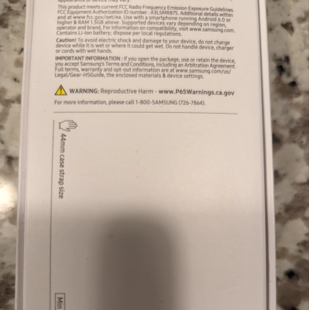 Samsung Galaxy watch 4 44m